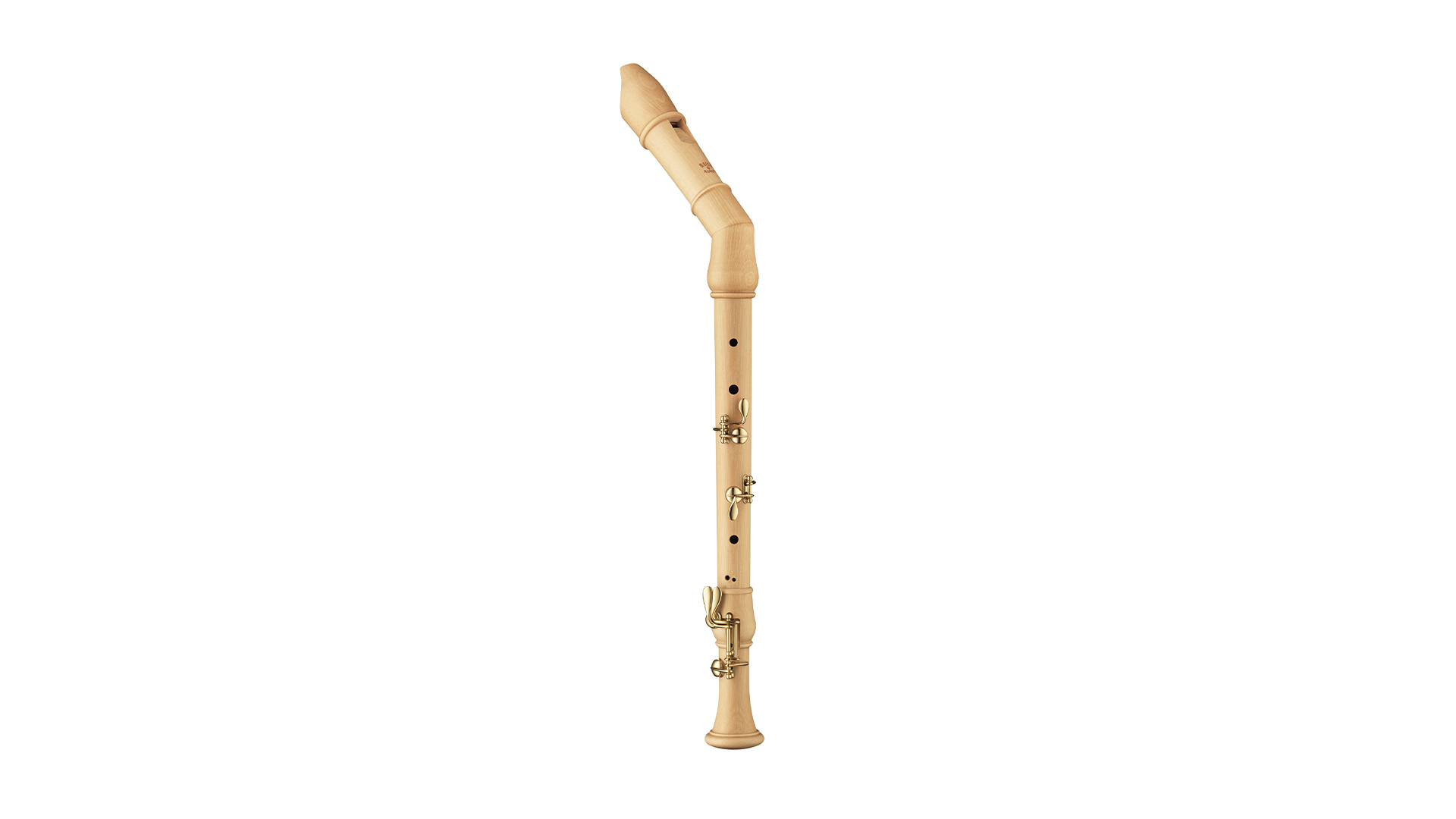 Moeck, "Flauto Rondo", bent tenor plus in c', baroque double hole, with double key and middle joint K