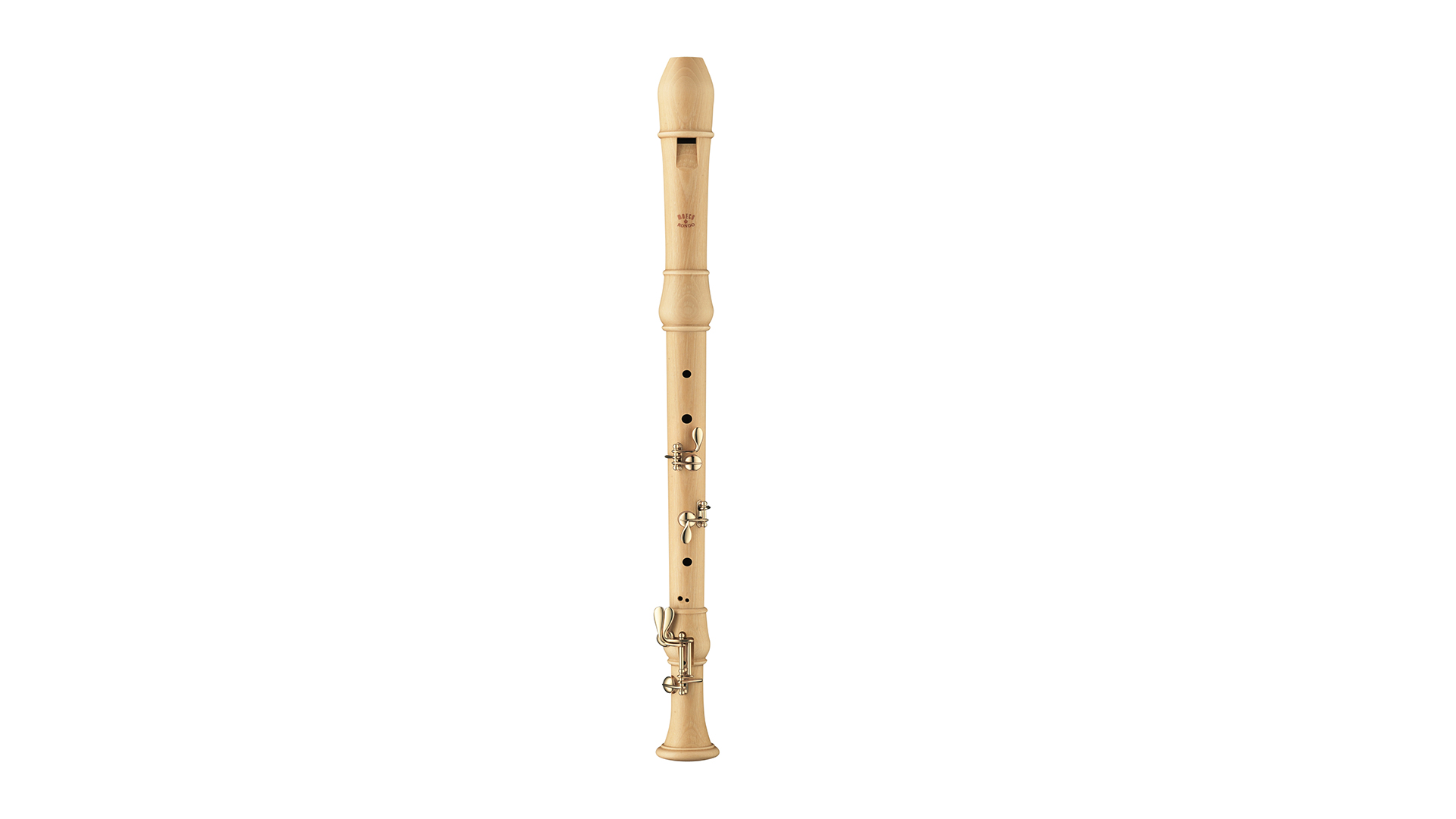 Moeck, "Flauto Rondo", Tenor Plus in c', baroque double hole, with double keys and middle joint keys