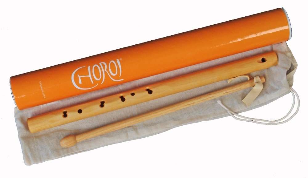 Choroi, A flute, one piece, maple,