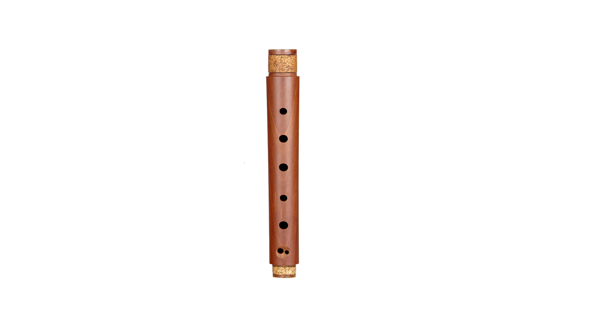Kunath, "Flautina", soprano in c'', baroque double hole, 442 Hz, 3 parts, pearwood stained