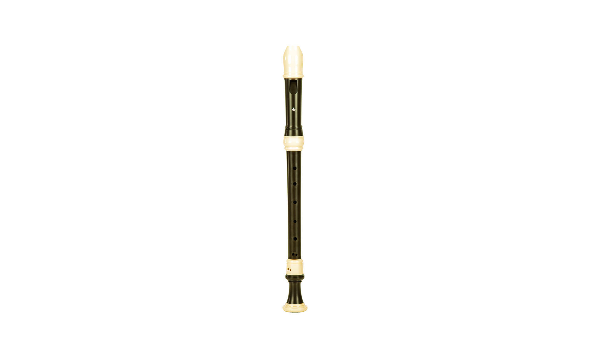 Zen On, "Bressan", alto in f', baroque double hole, 442 Hz, plastic with white ornamental rings