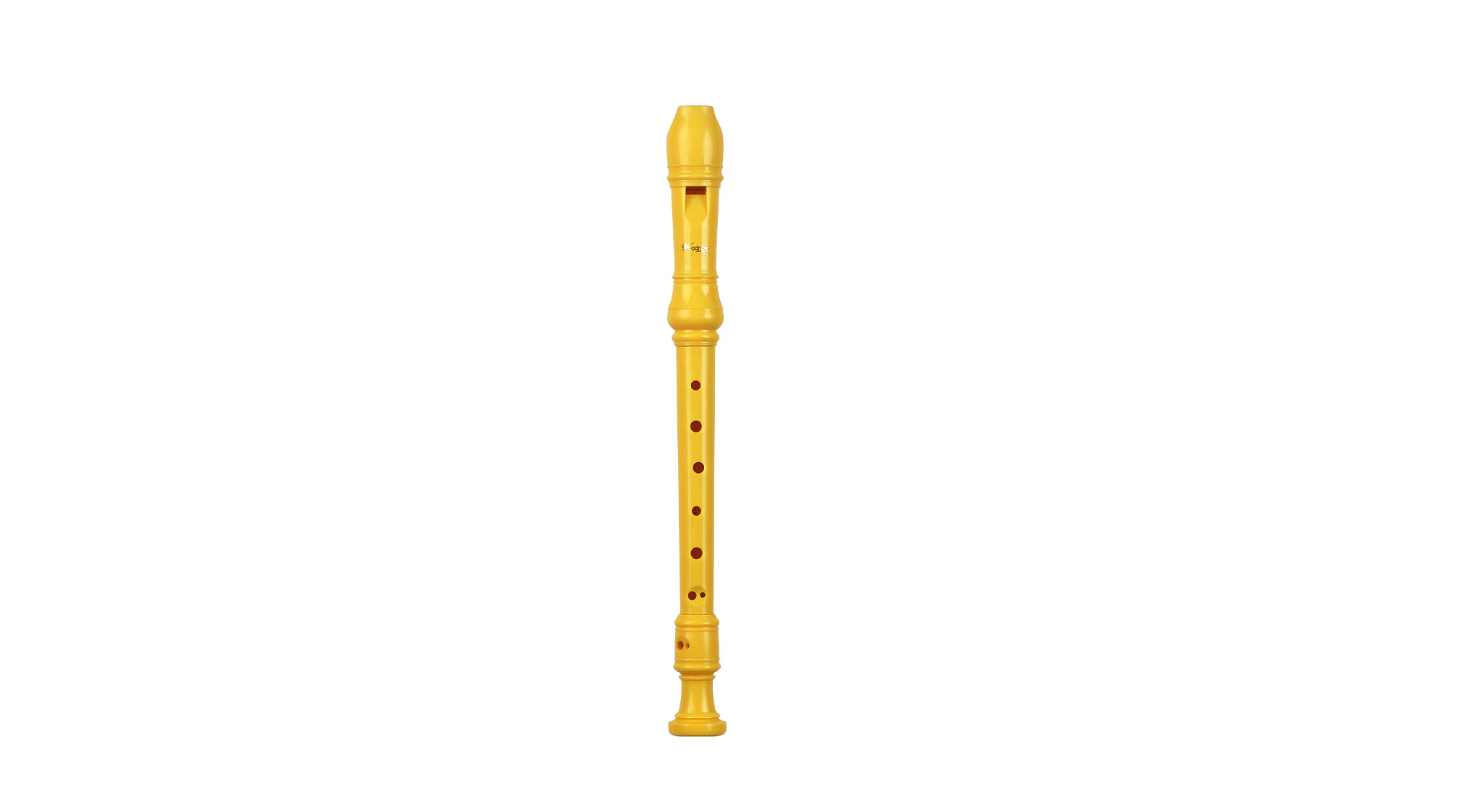 Woodnote, soprano in c'', baroque double hole, plastic yellow