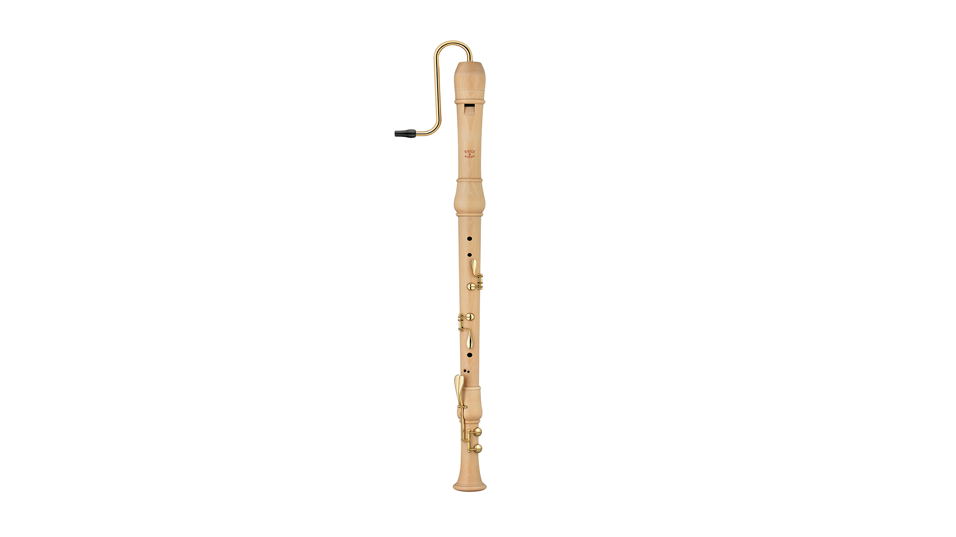 Moeck, "Flauto Rondo", bass in f', baroque double hole, maple,