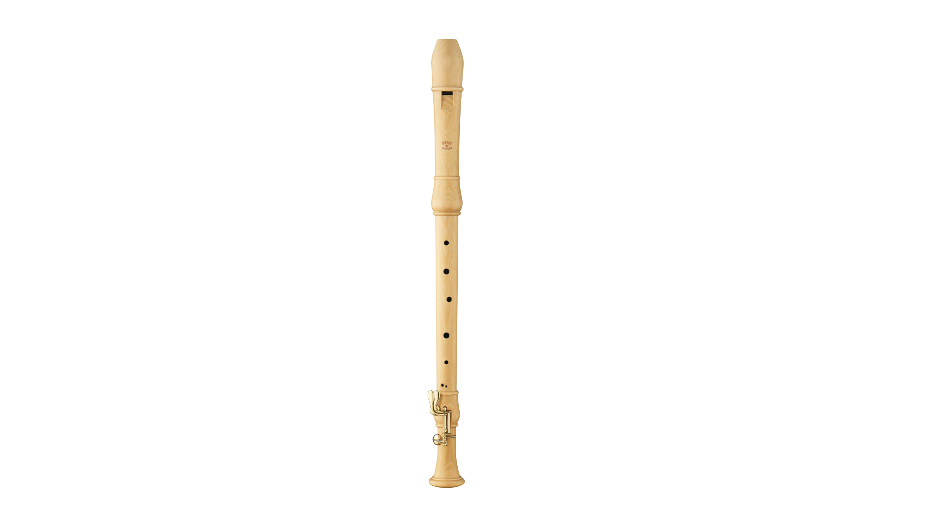 Moeck, "Flauto Rondo", tenor in c', German double hole, with double key, maple