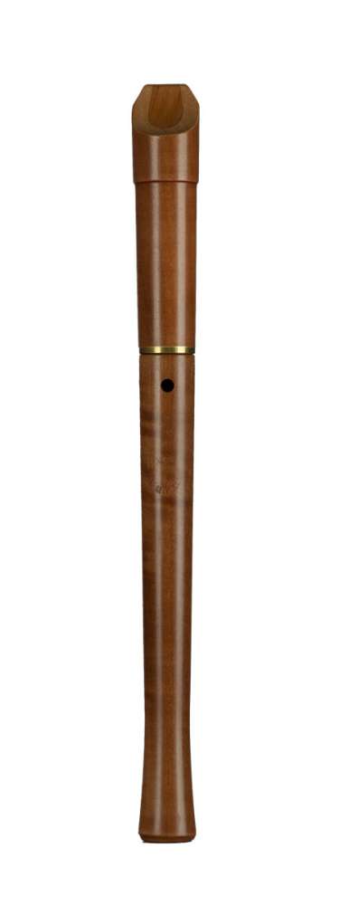 Coolsma, "Renaissance", soprano in c'', baroque single hole, 442 Hz, pearwood stained