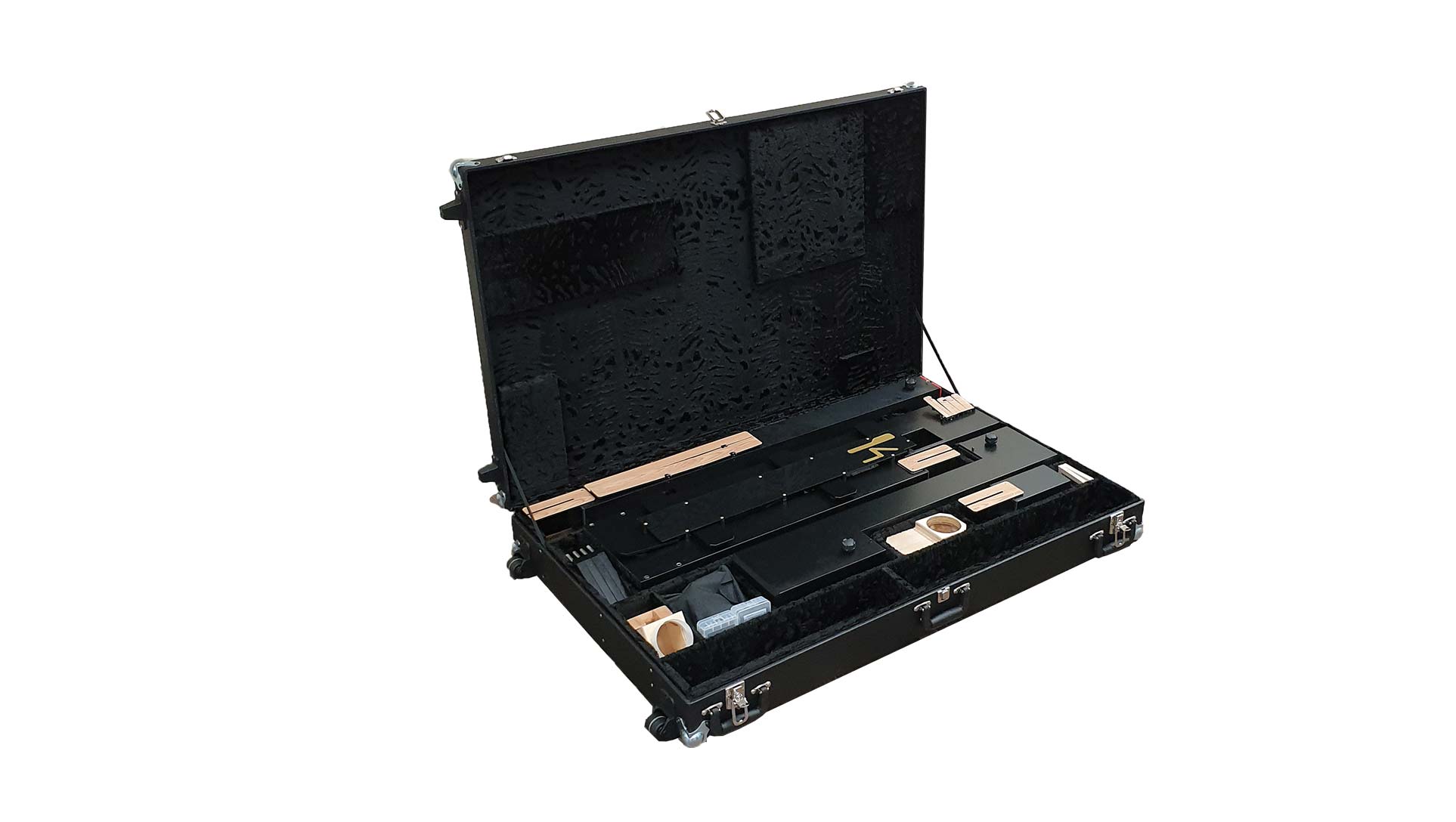 Paetzold by Kunath, 2-piece case set for sub-sub-bass recorder