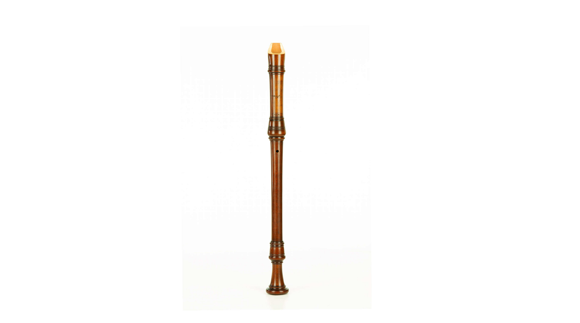 Takeyama, "Takeyama model", Voice Flute in d', baroque double hole, 415 Hz, Jap. maple stained