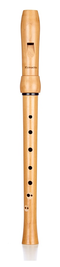 Kunath, "Stars-recorder", soprano in c'', baroque double hole, 440Hz and 432 Hz, pearwood