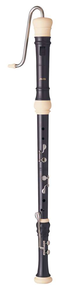 Aulos, bass in f', baroque double hole, plastic