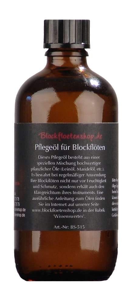 Blockfloetenshop.de, 100ml recorder oil