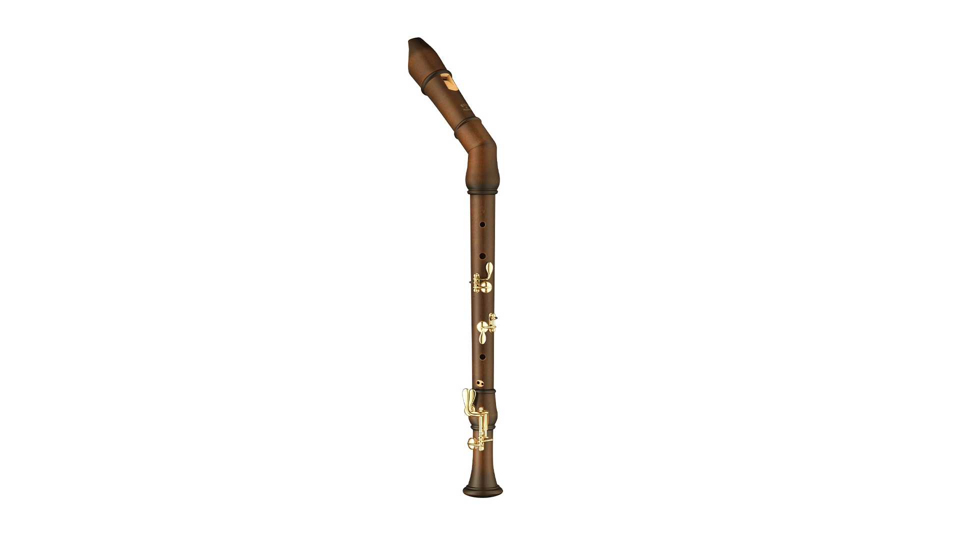 Moeck, "Flauto Rondo", bent tenor plus in c', baroque double hole, with double key and middle joint K