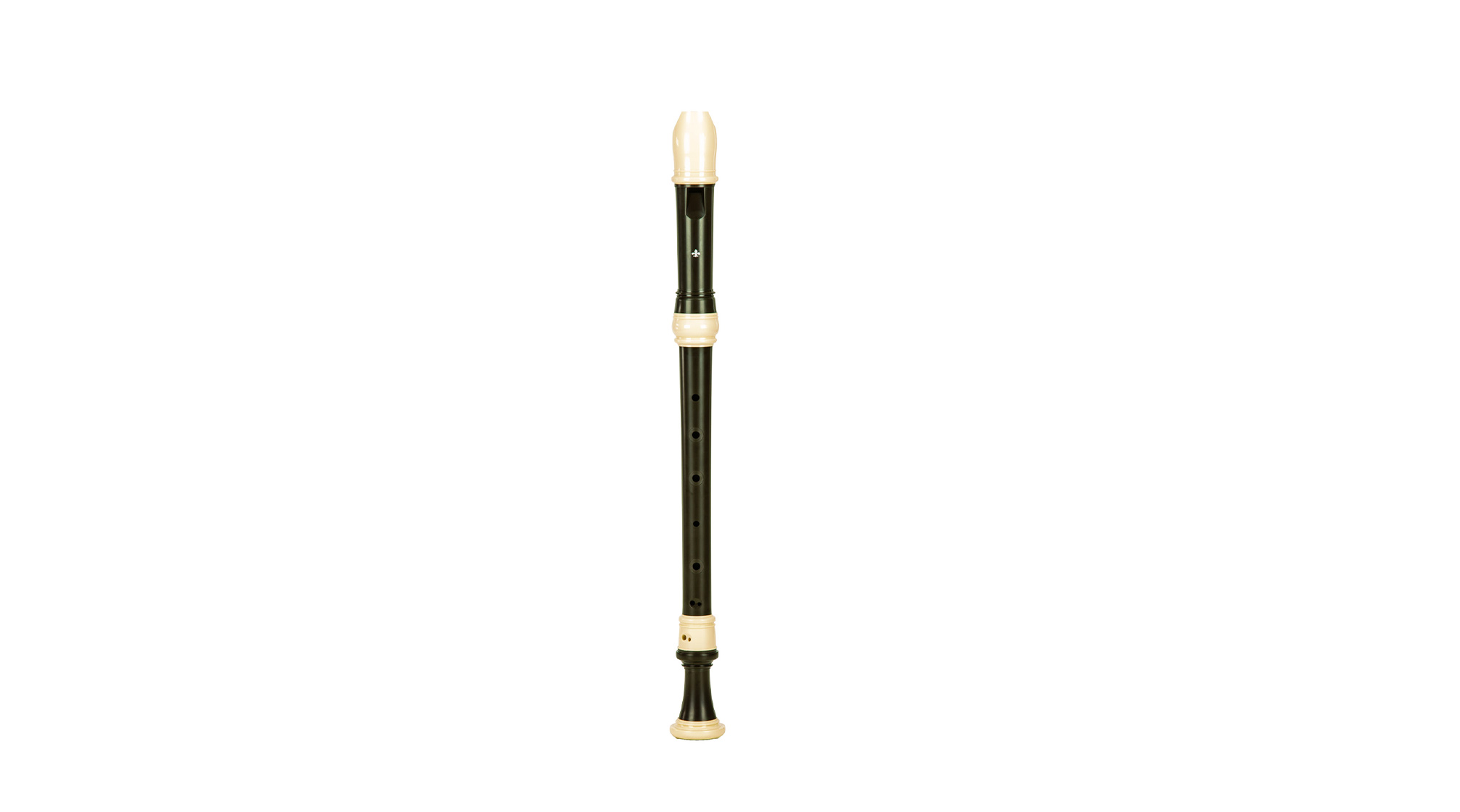 Zen On, "Bressan", alto in f', baroque double hole, 415 Hz, plastic with white ornamental rings