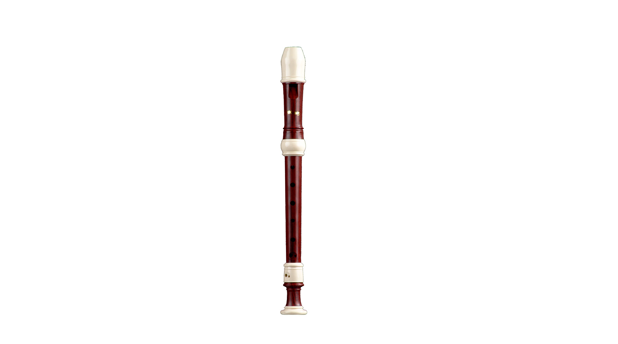 Woodnote, soprano in c'', baroque double hole, plastic rosewood imitation