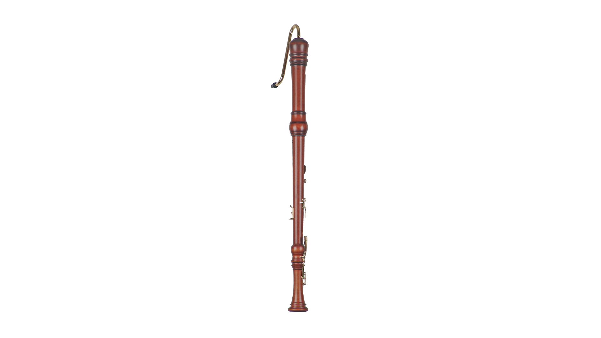 Moeck, "Rottenburgh", bass in f, baroque double hole, 415 Hz, maple stained, expandable to 442Hz