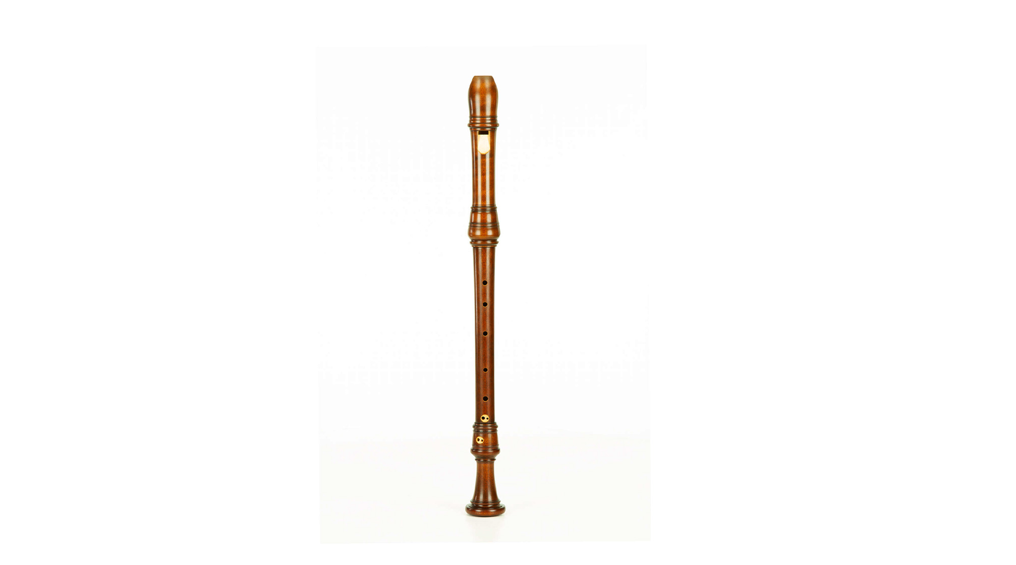 Takeyama, "Takeyama model", Voice Flute in d', baroque double hole, 415 Hz, Jap. maple stained